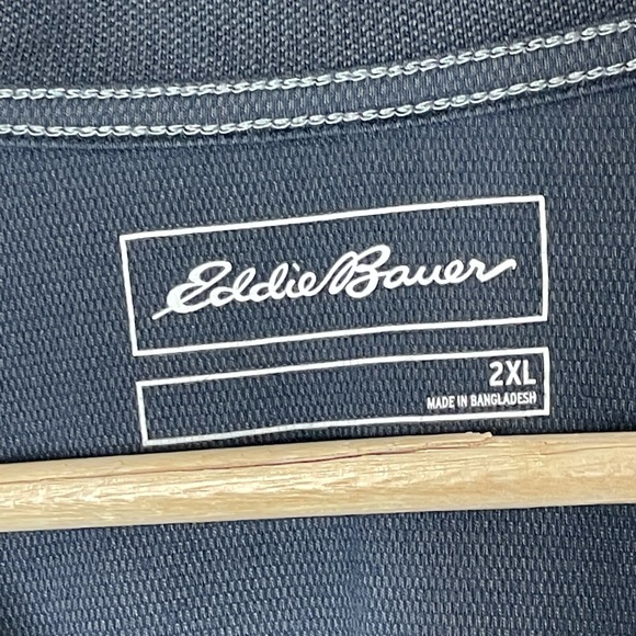 Eddie Bauer Men’s Short Sleeve Polo T- Shirt , Color: Dark Smoke (Gray) XXL 2XL - Picture 3 of 5